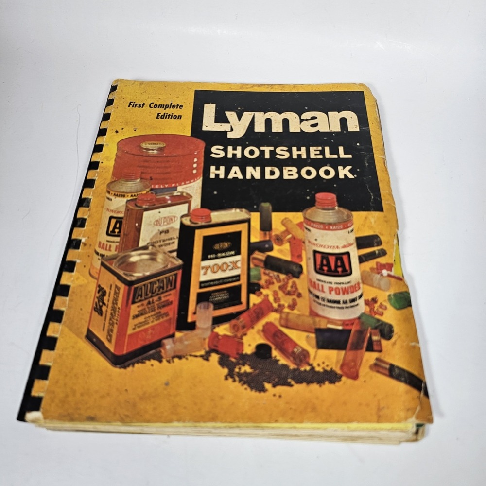 1969 Lyman Shot shell Reloading Handbook First Complete Edition